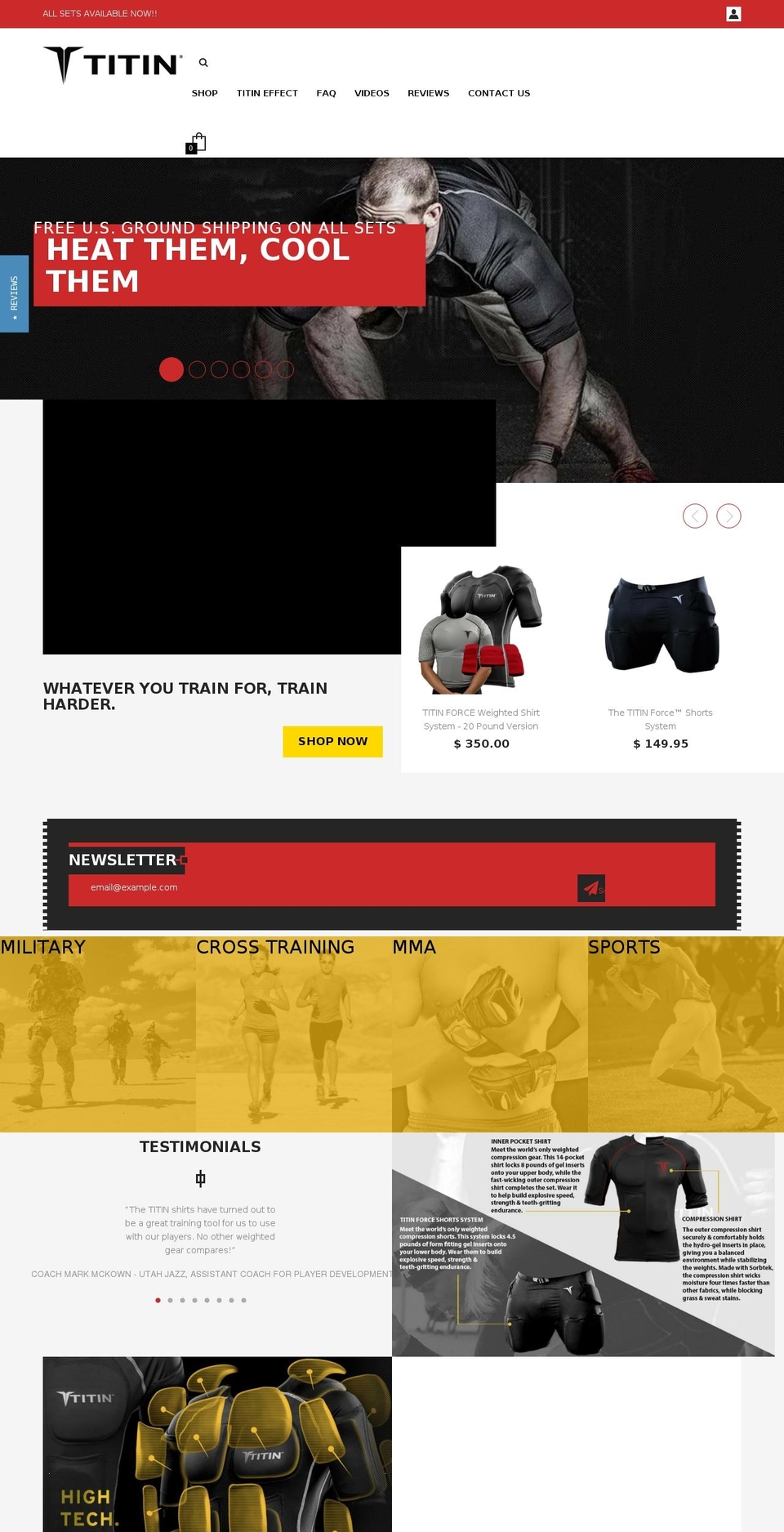 TITIN Shopify theme site example titintech.ca