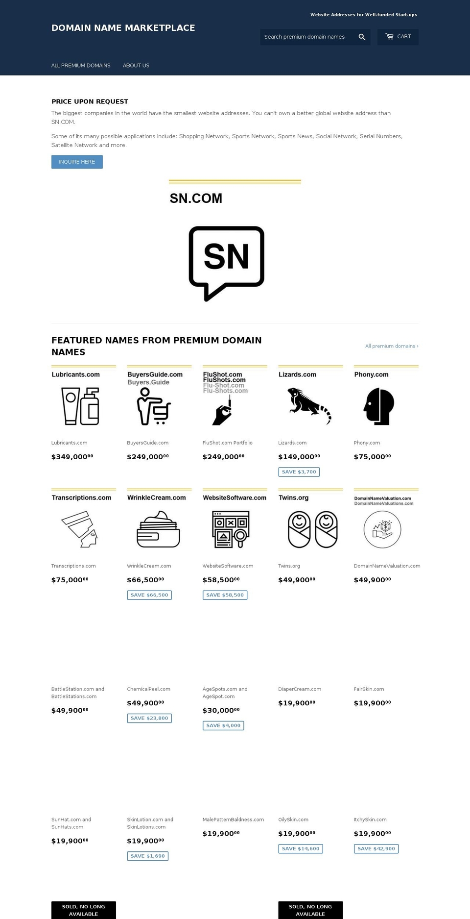 titlesguide.com — Shopify storefront screenshot