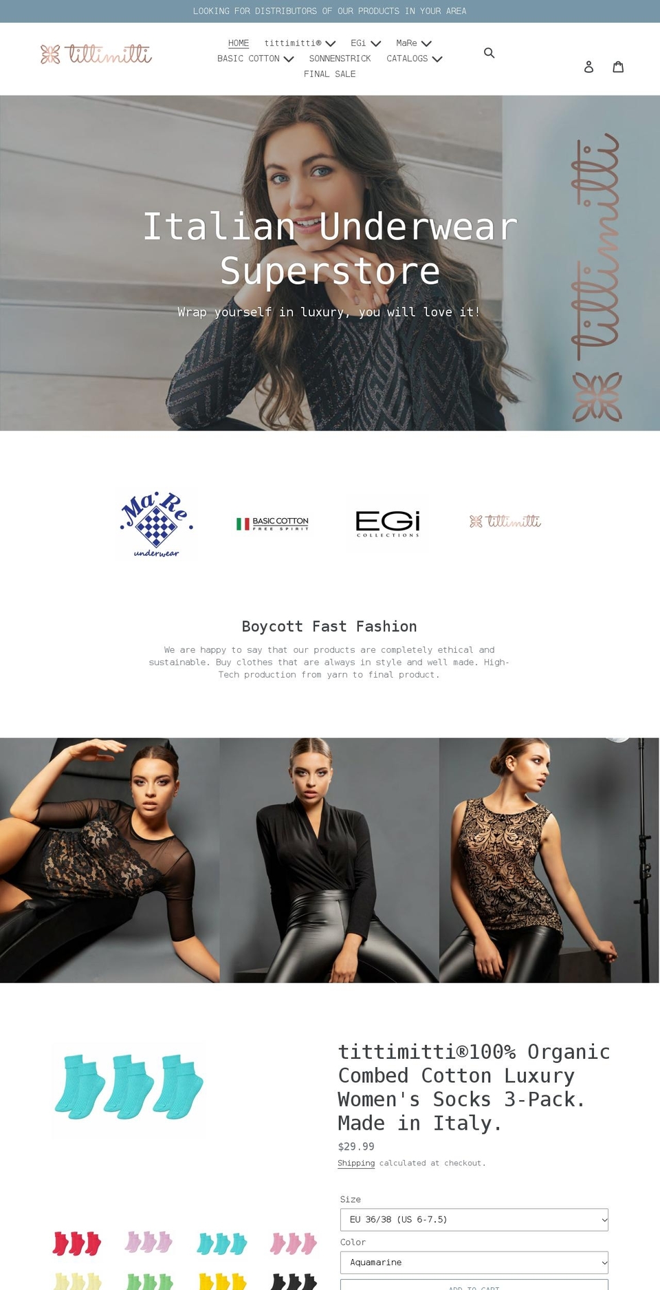 tittimitti.com shopify website screenshot