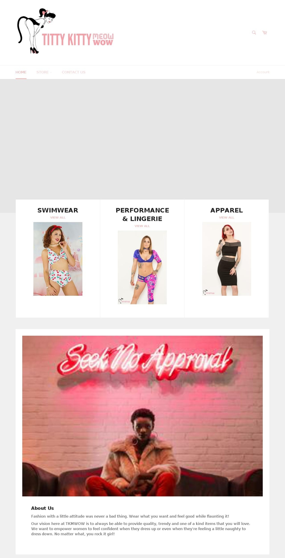 TKMWOW-Soft Launch Shopify theme site example tittykittymeowwow.com