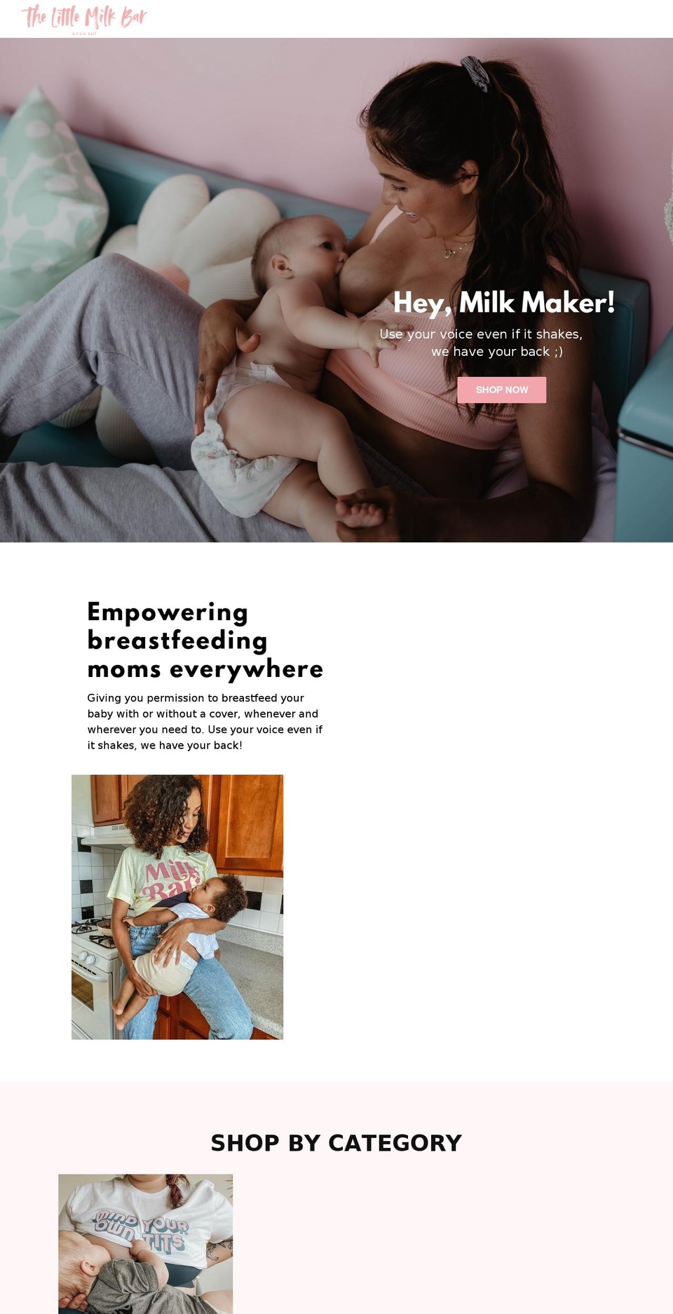 tittysquad.com shopify website screenshot