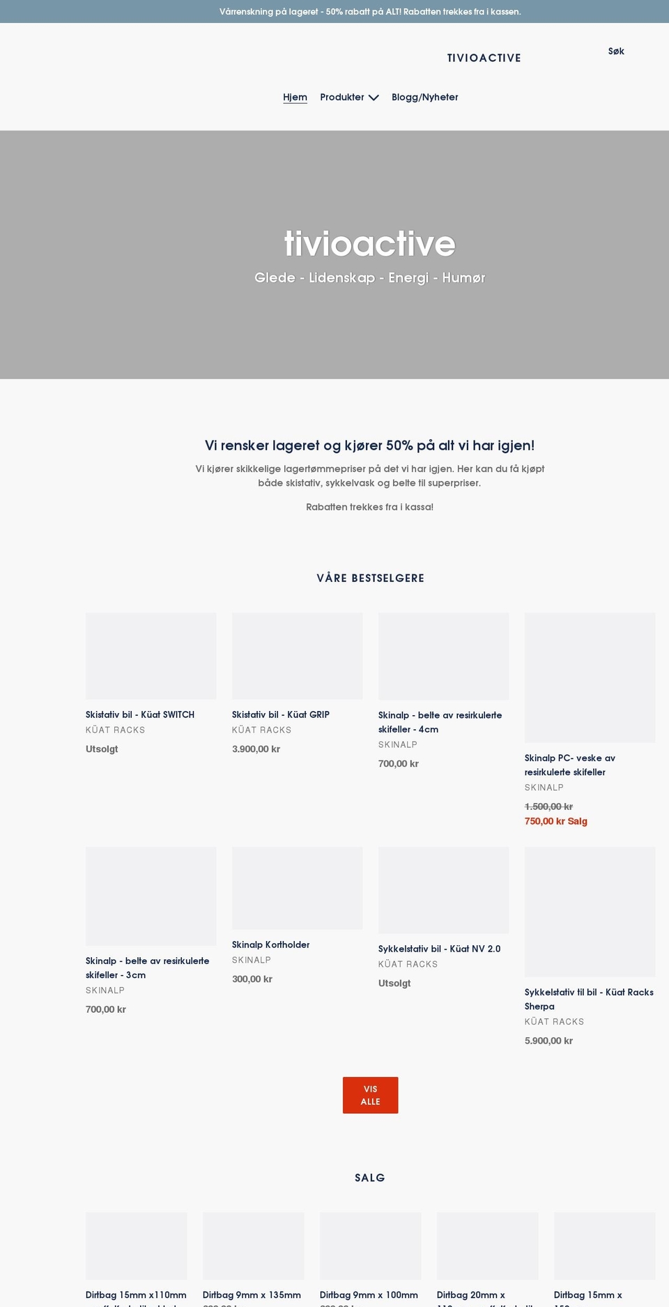 tivioactive.myshopify.com shopify website screenshot