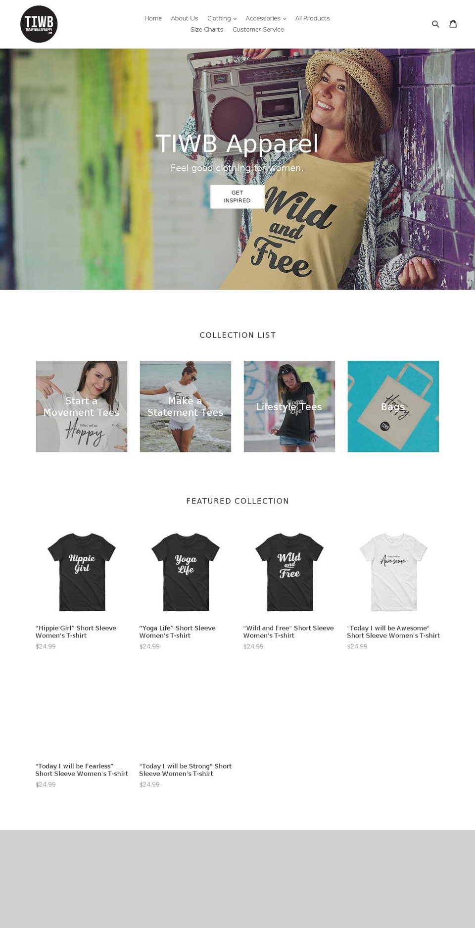 tiwbapparel.com — Shopify storefront screenshot