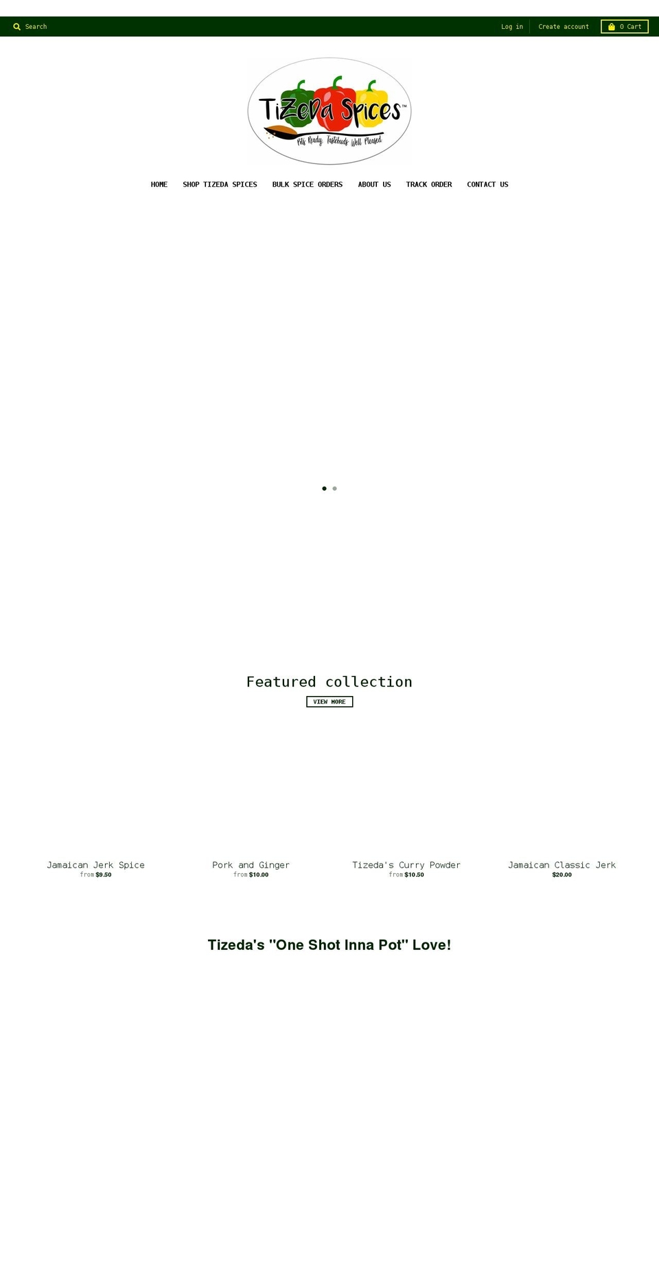 tizeda.com shopify website screenshot