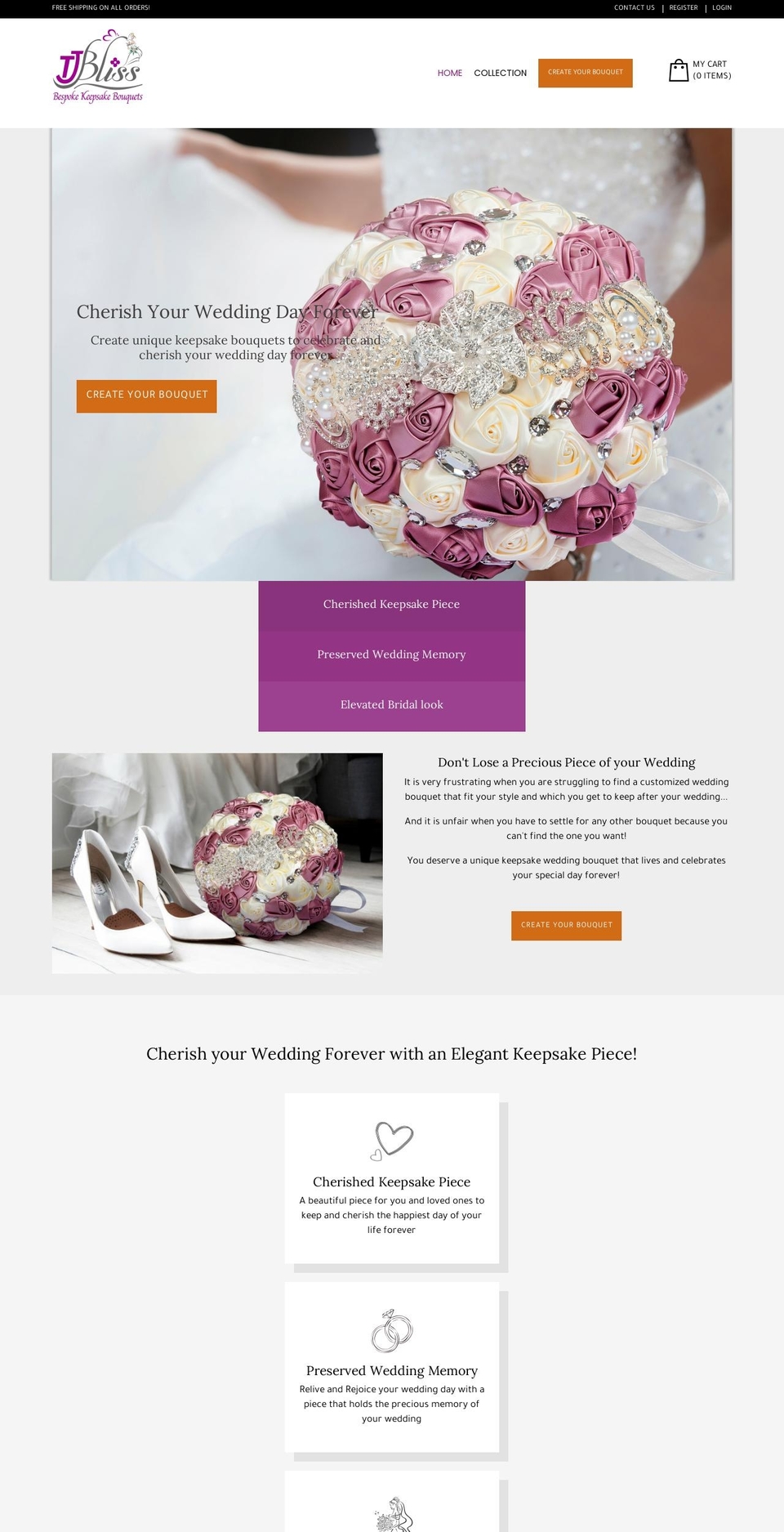 tjbliss.com shopify website screenshot