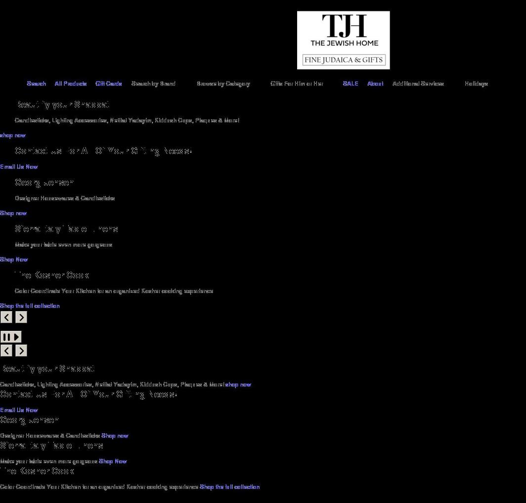 tjhgifts.com shopify website screenshot