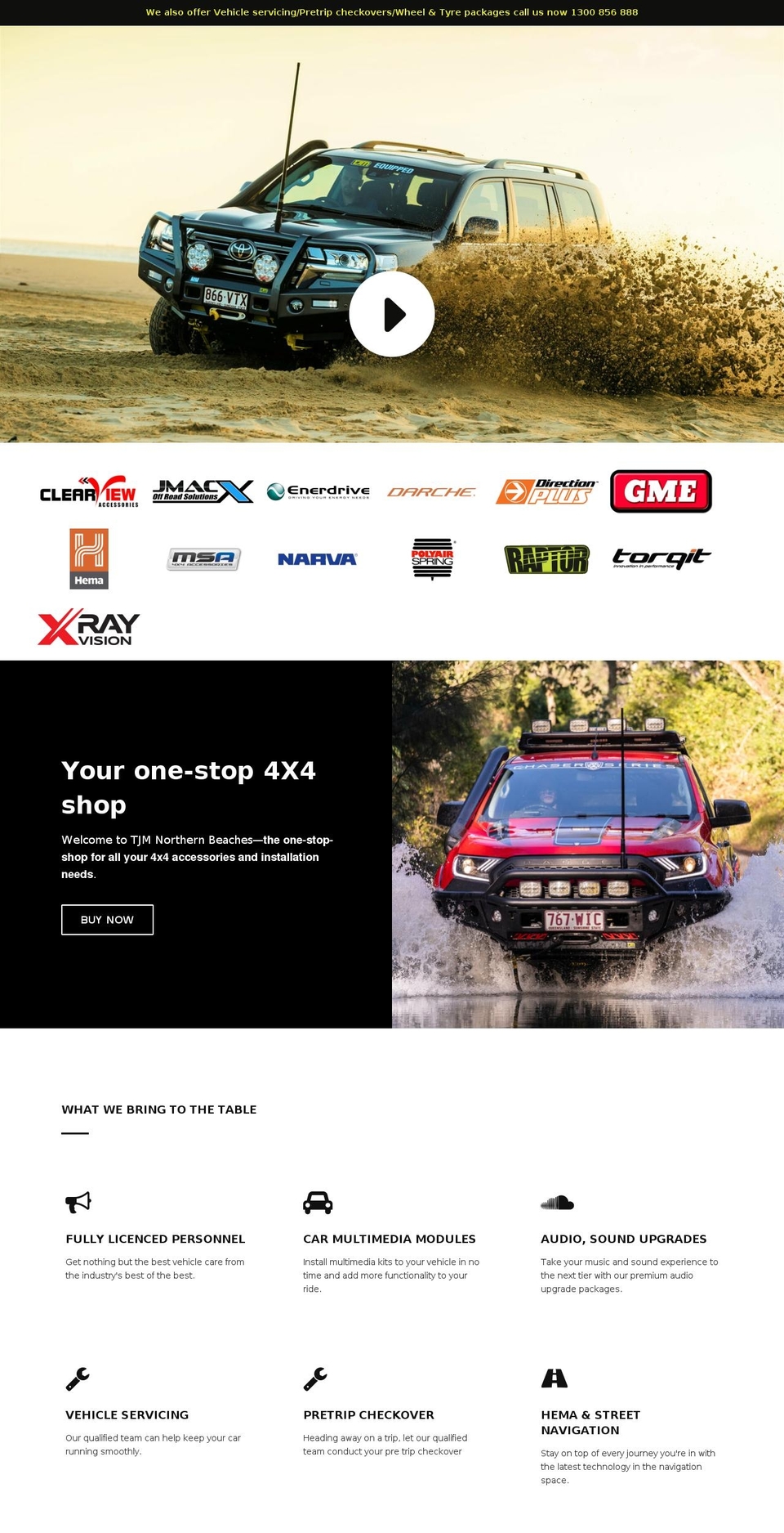 tjmnorthernbeaches.com.au shopify website screenshot