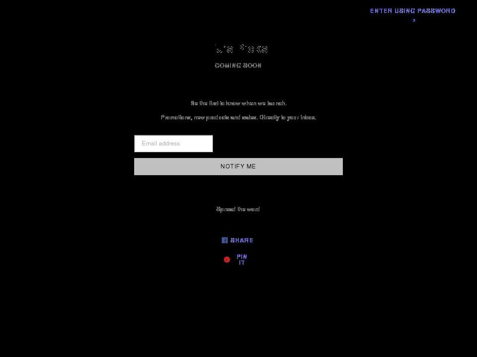 tjspicks.com shopify website screenshot