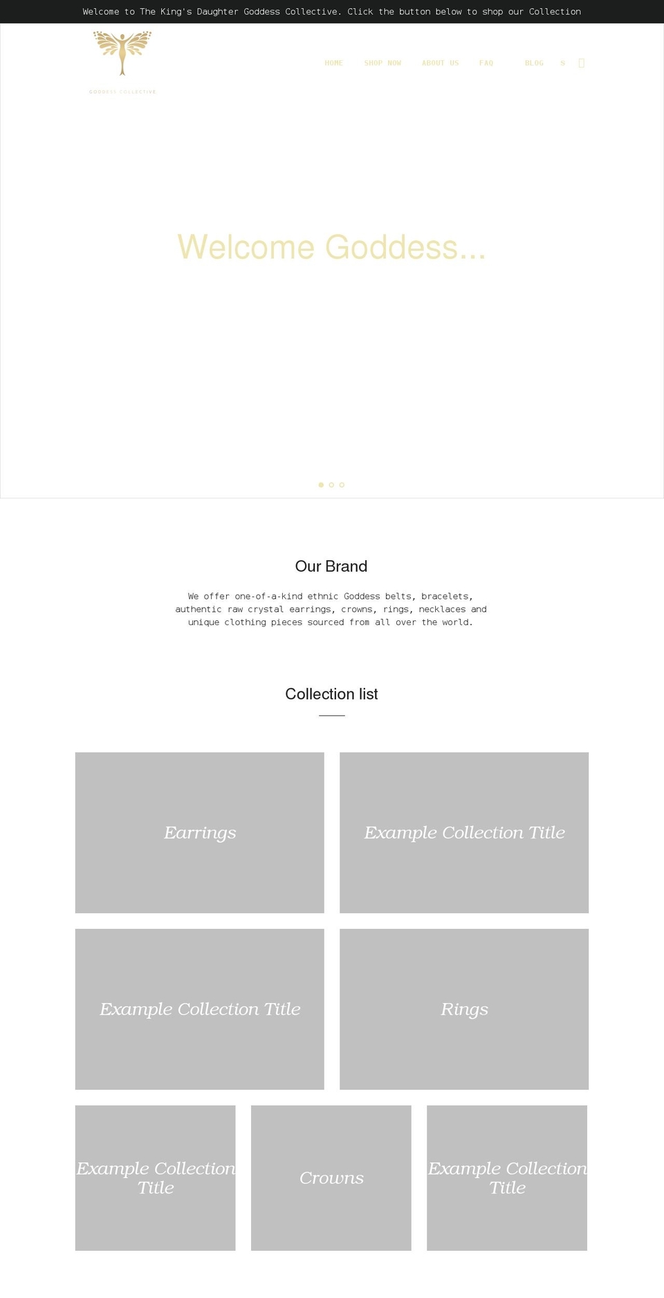 tkdcollective.com shopify website screenshot