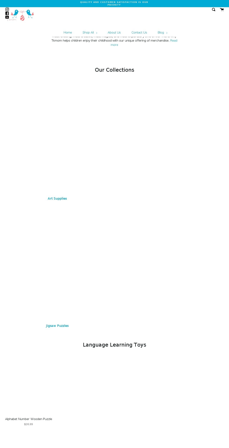 tkmomtoy.com shopify website screenshot