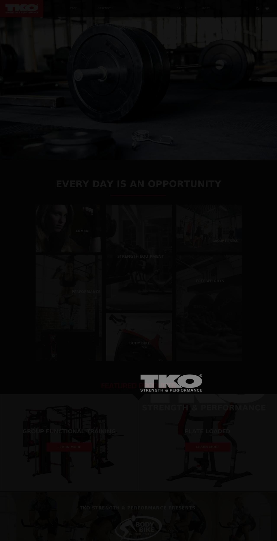 tko-sports Shopify theme site example tkosportsgroup.com