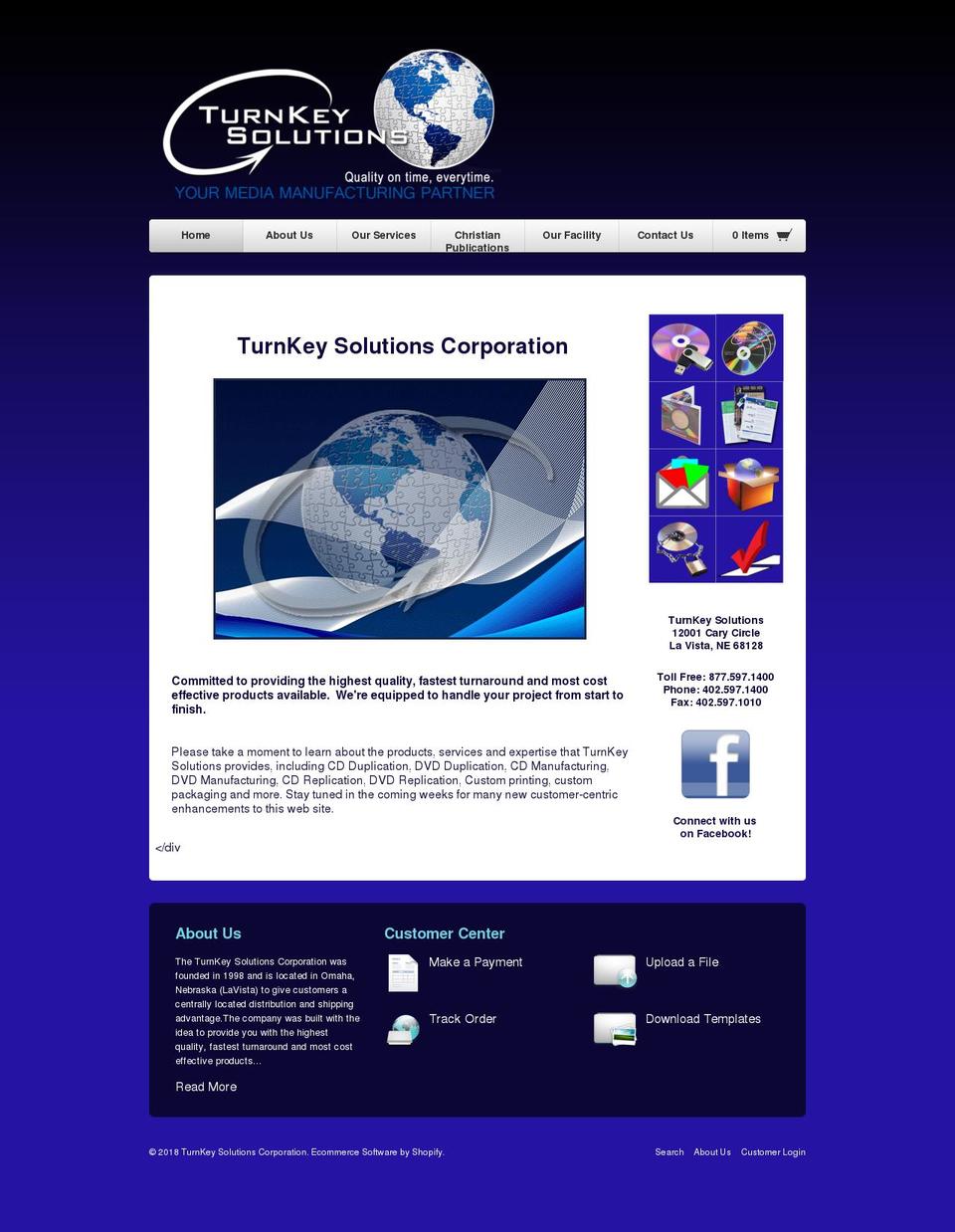 tksomaha.com — Shopify storefront screenshot