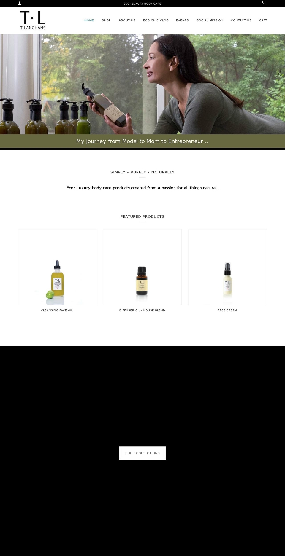 tlanghans.net shopify website screenshot