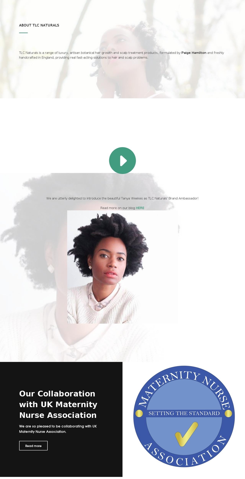 tlcnaturalsonline.com shopify website screenshot