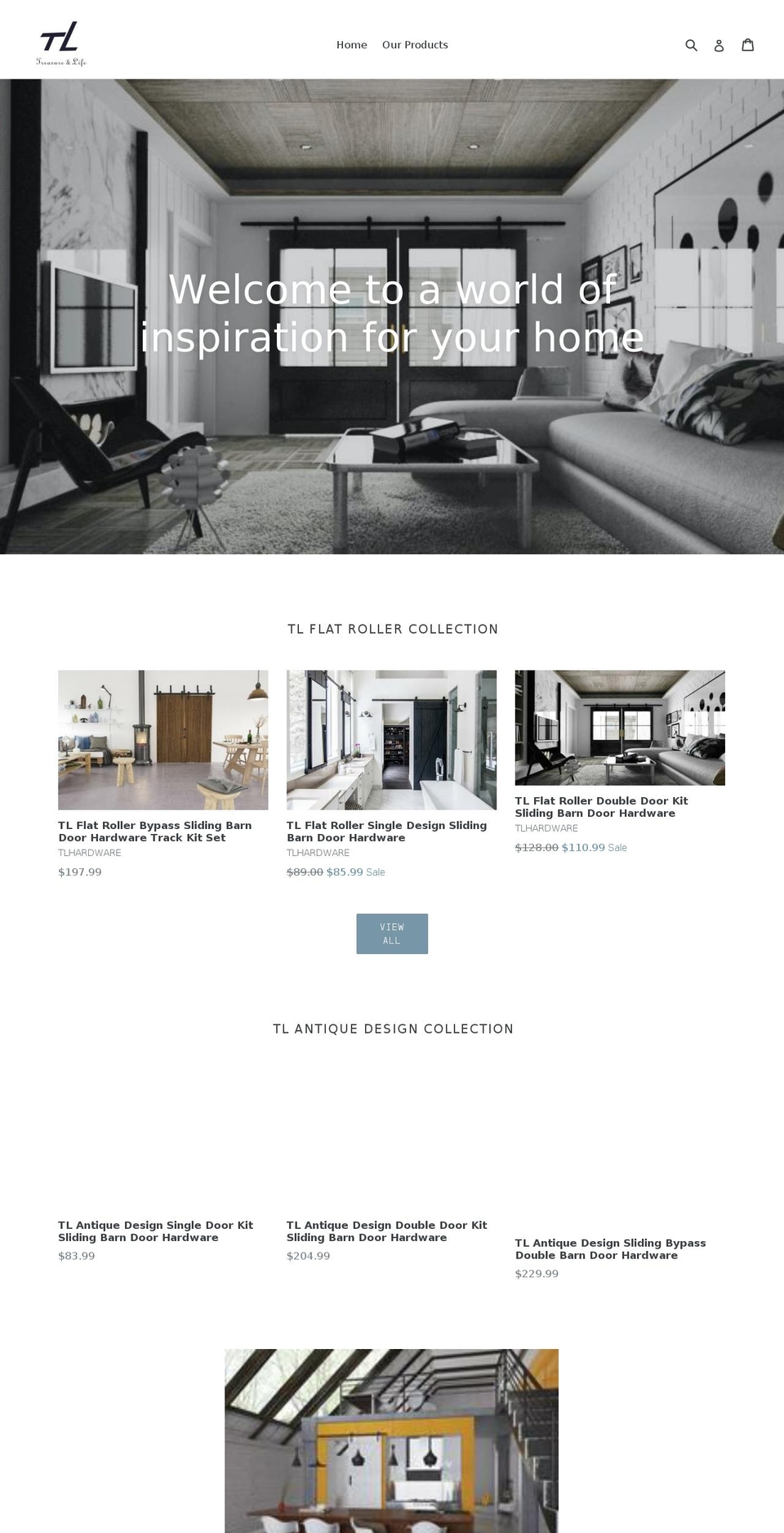 tlhardwareus.com — Shopify storefront screenshot