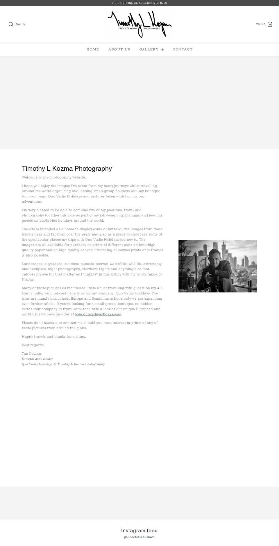 tlkphotography.com.au shopify website screenshot