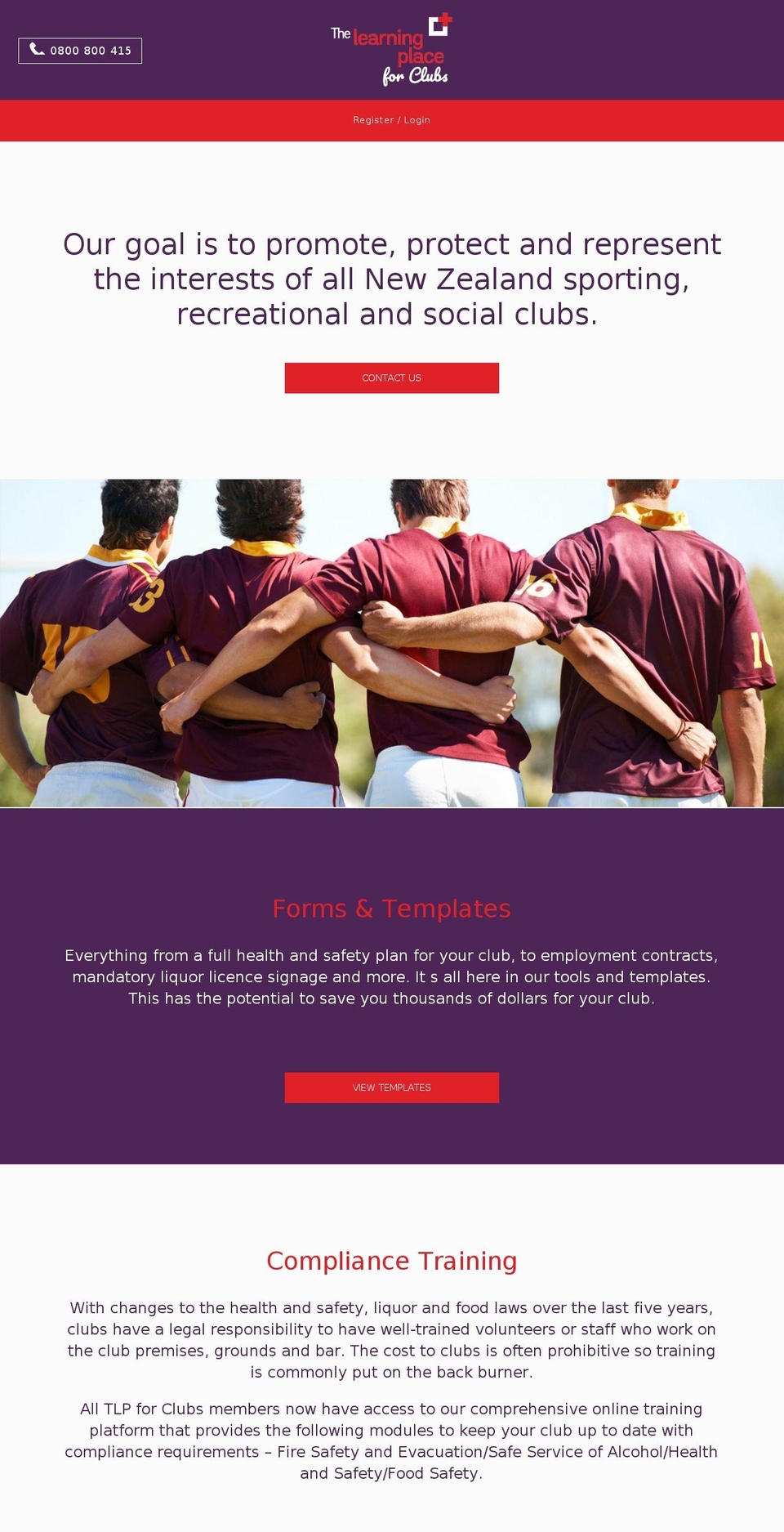 2.0 Shopify theme site example tlpforclubs.co.nz