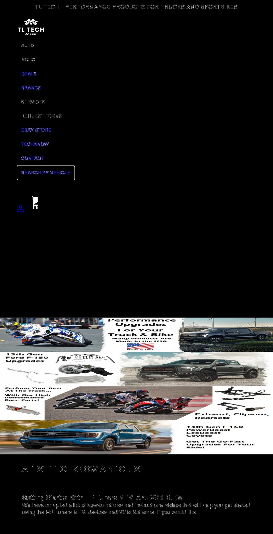 tltechpro.com shopify website screenshot