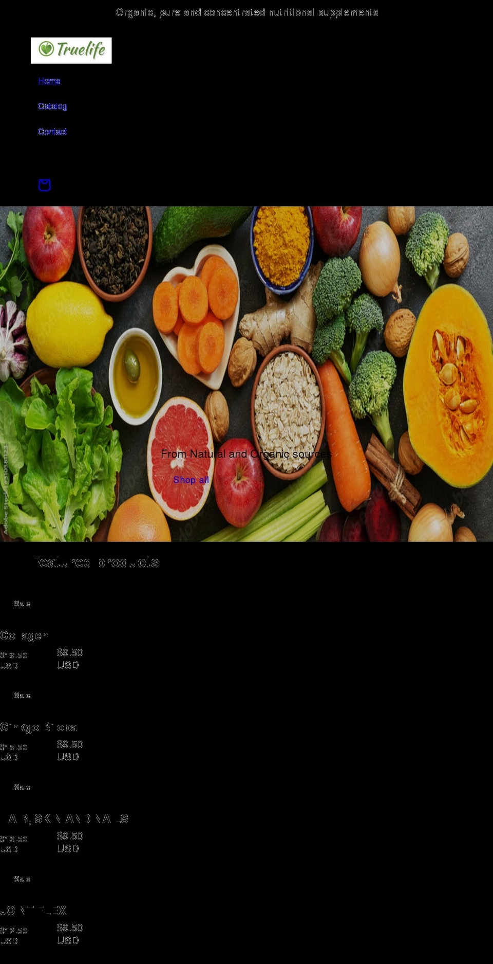 tlusa.net shopify website screenshot