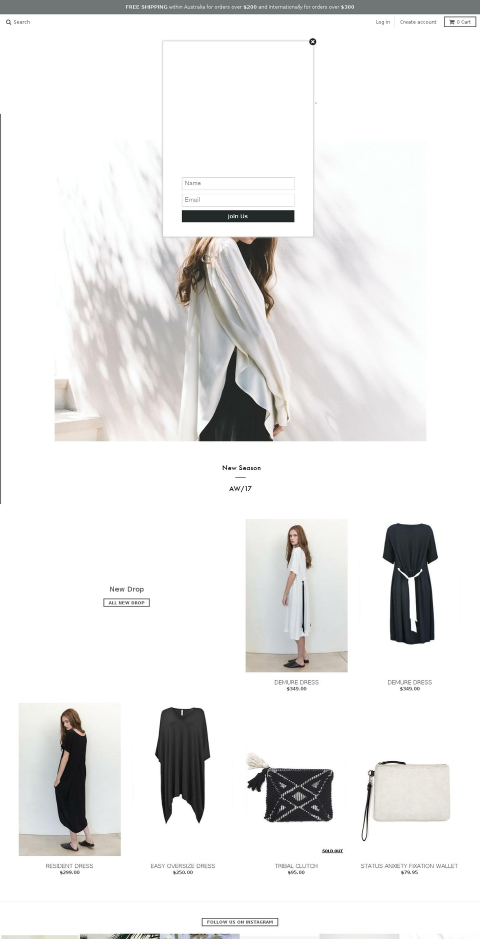 tluxe.com shopify website screenshot