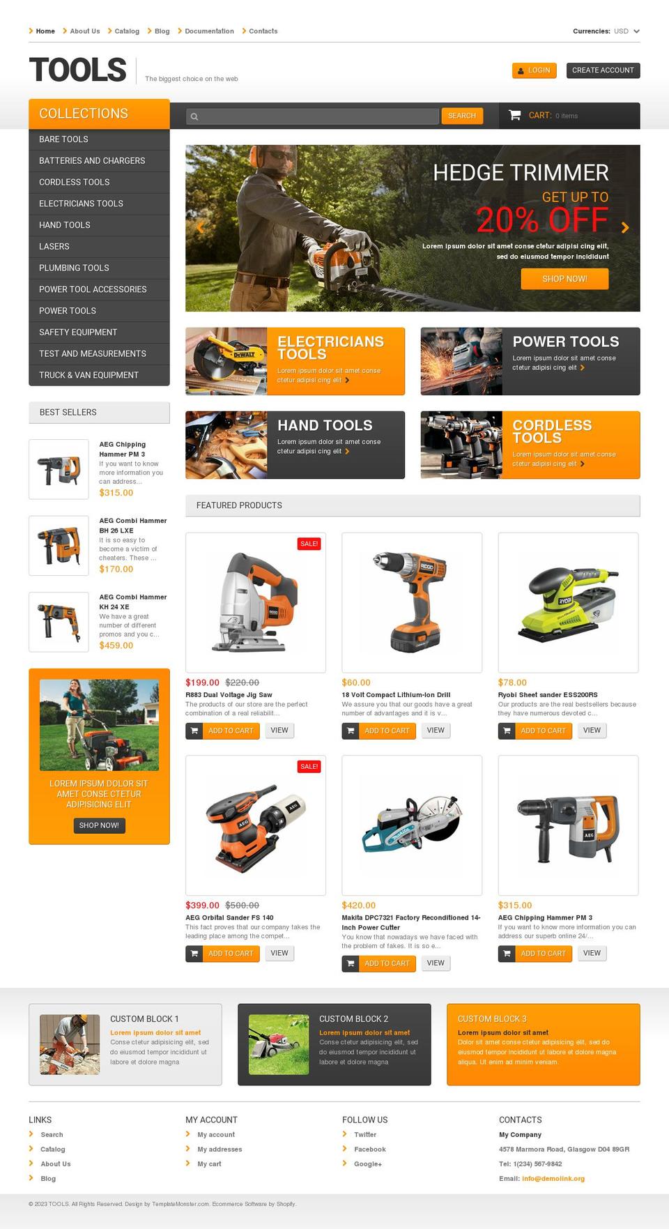 tm-shopify-tools Shopify theme site example tm-shopify017-tools.myshopify.com