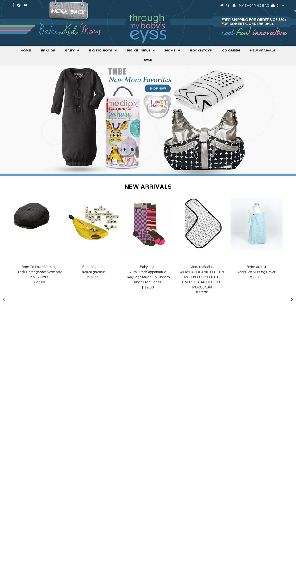 tmbeonline.com shopify website screenshot
