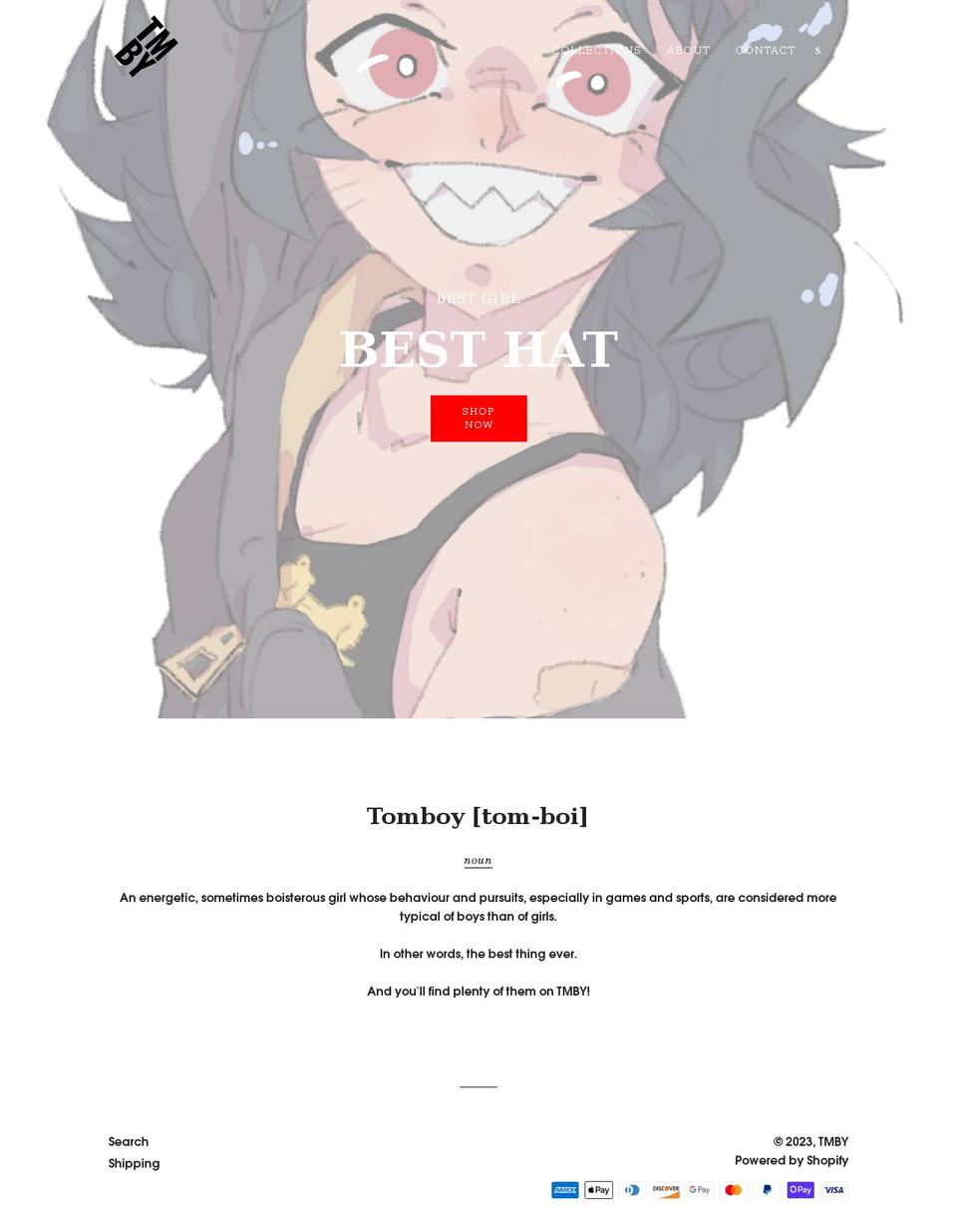 tmby.ca shopify website screenshot