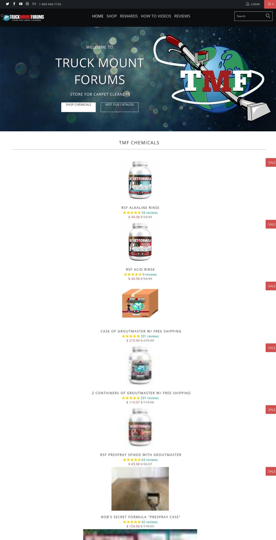 tmfshop.net shopify website screenshot