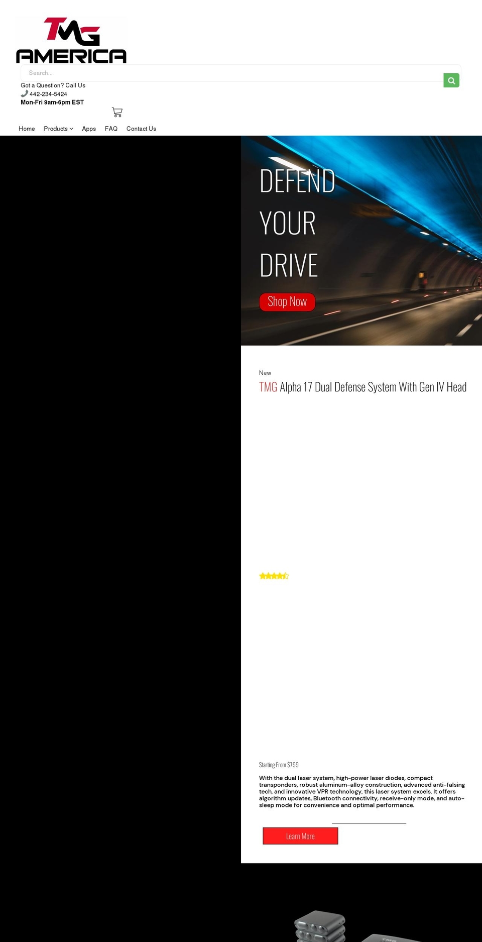 tmgamerica.myshopify.com shopify website screenshot