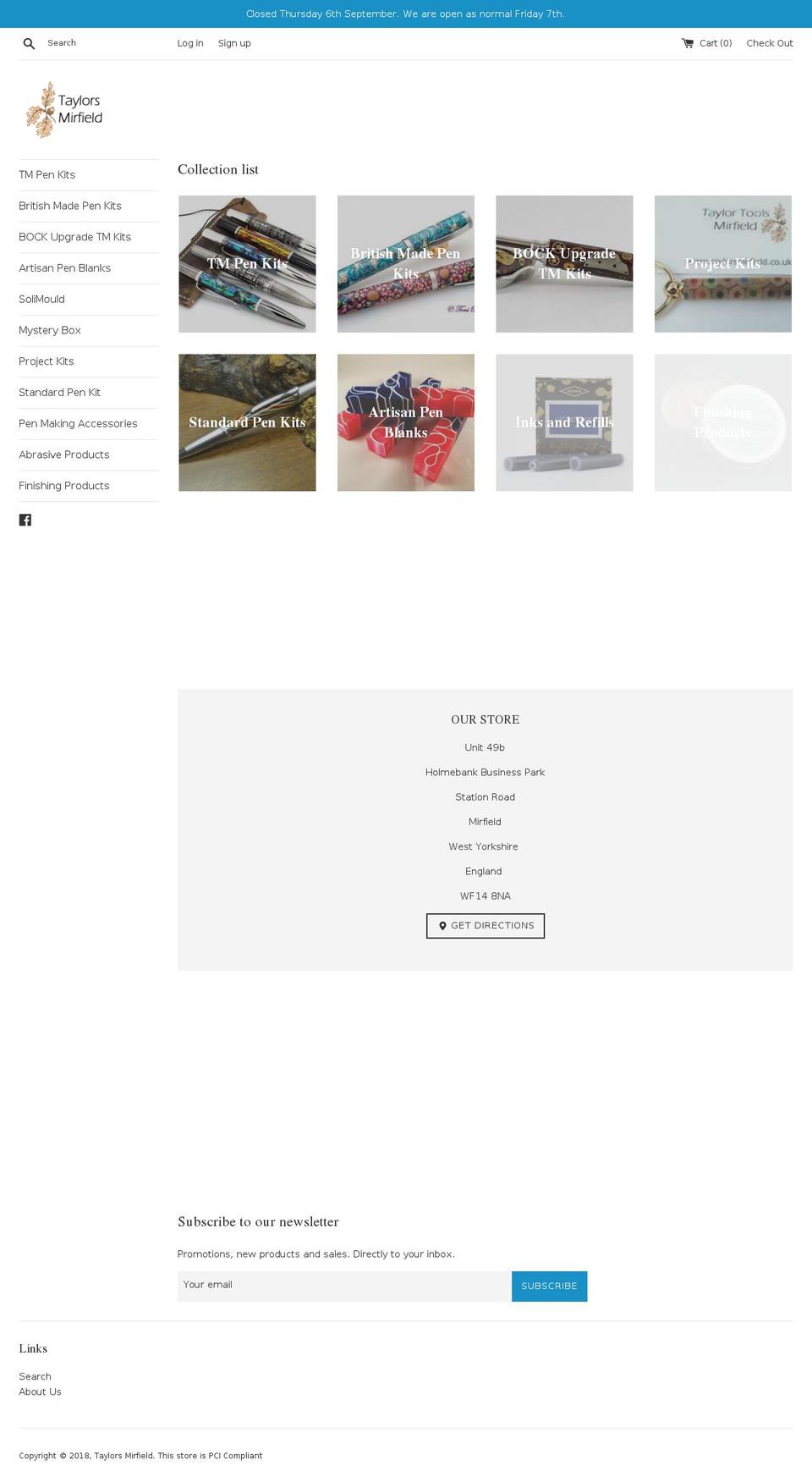 tmpenkits.com — Shopify storefront screenshot