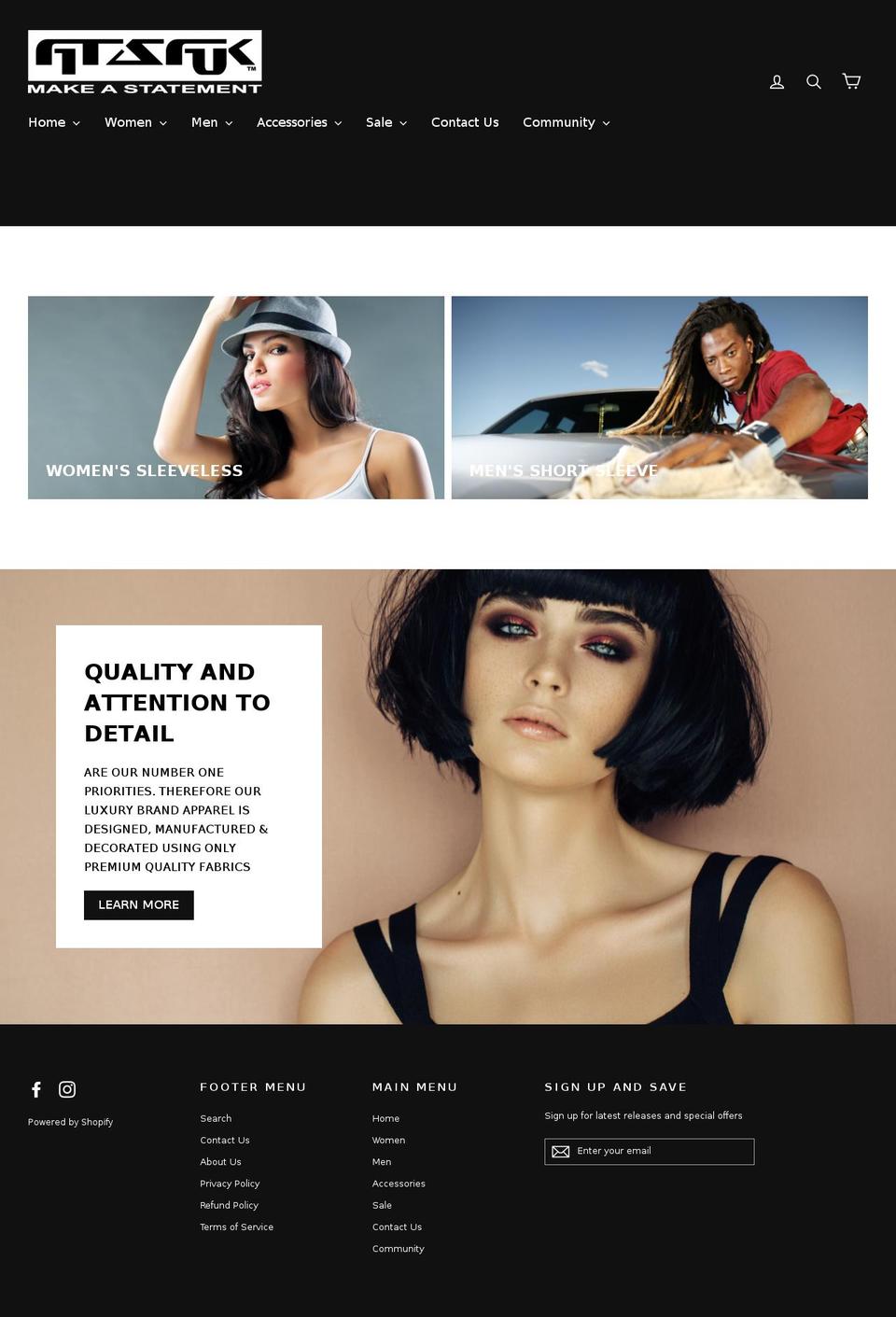 tmxpersonaltraining.com — Shopify storefront screenshot