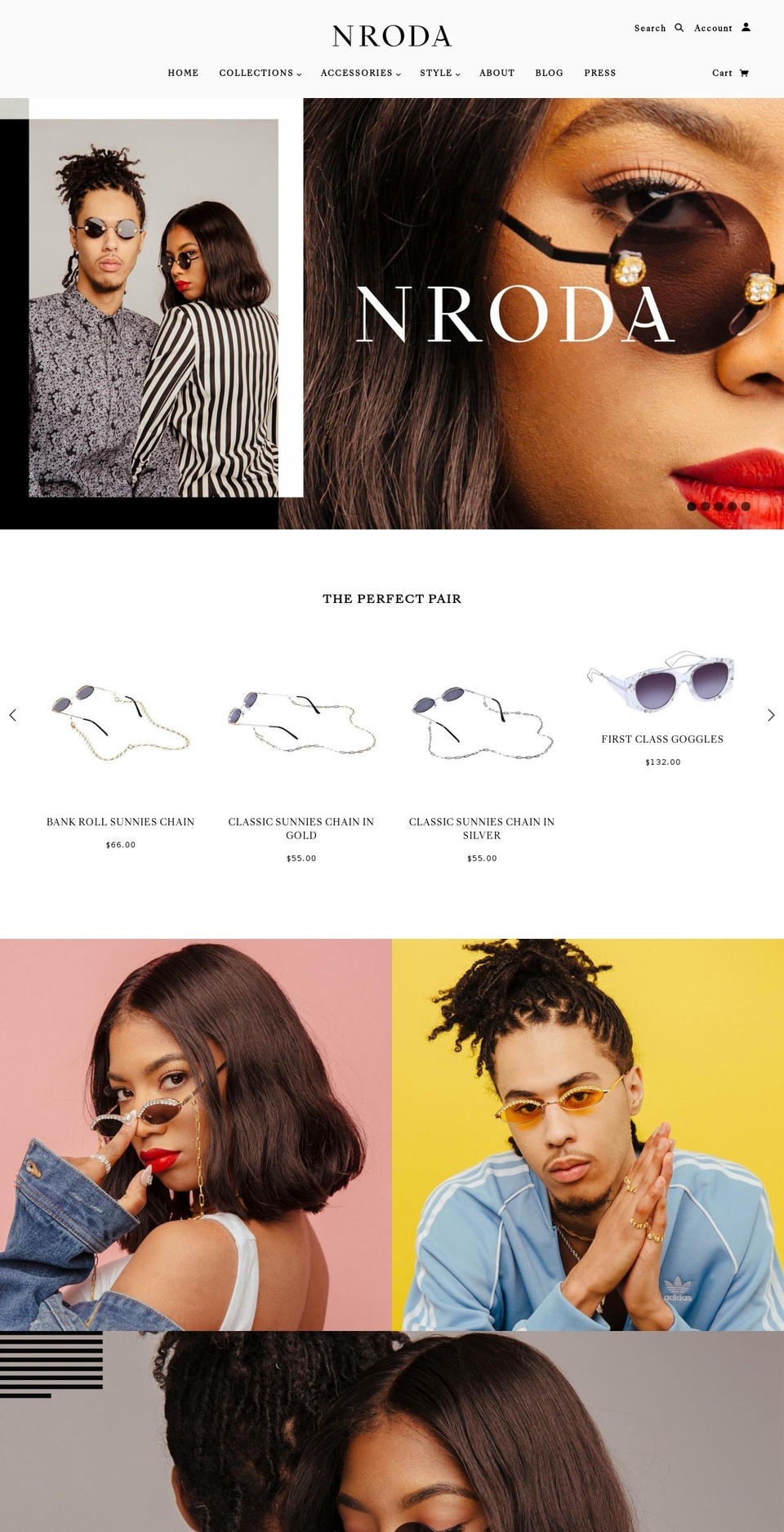 tnemnroda.com — Shopify storefront screenshot