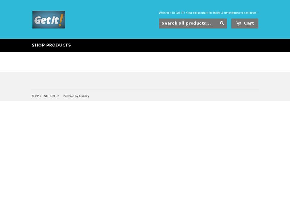 tnmitestsite1.com — Shopify storefront screenshot