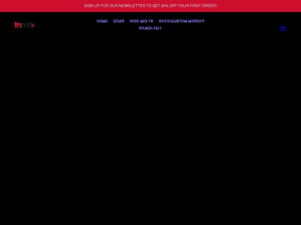 tnmtbgear.com shopify website screenshot