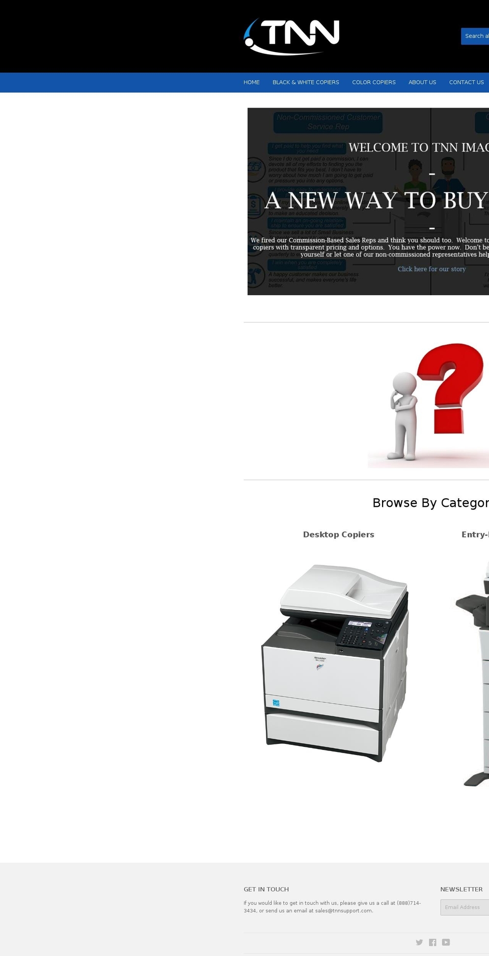 tnnimaging.com — Shopify storefront screenshot