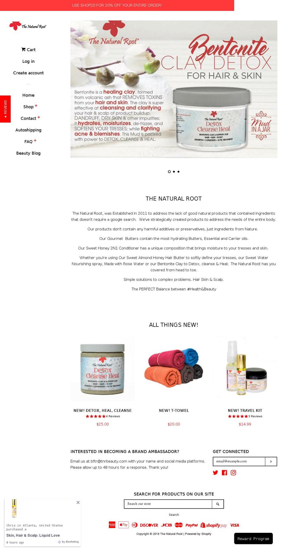 Pop with Installments message Shopify theme site example tnrbeauty.com