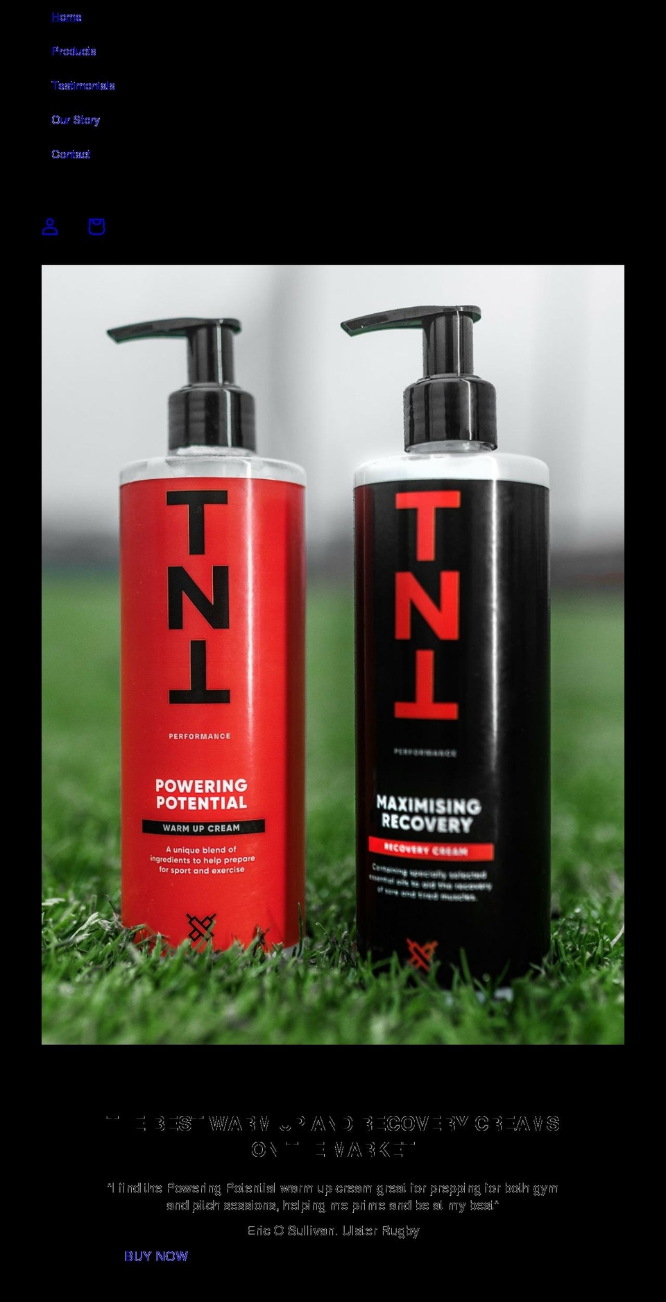 tnt-performance.com shopify website screenshot