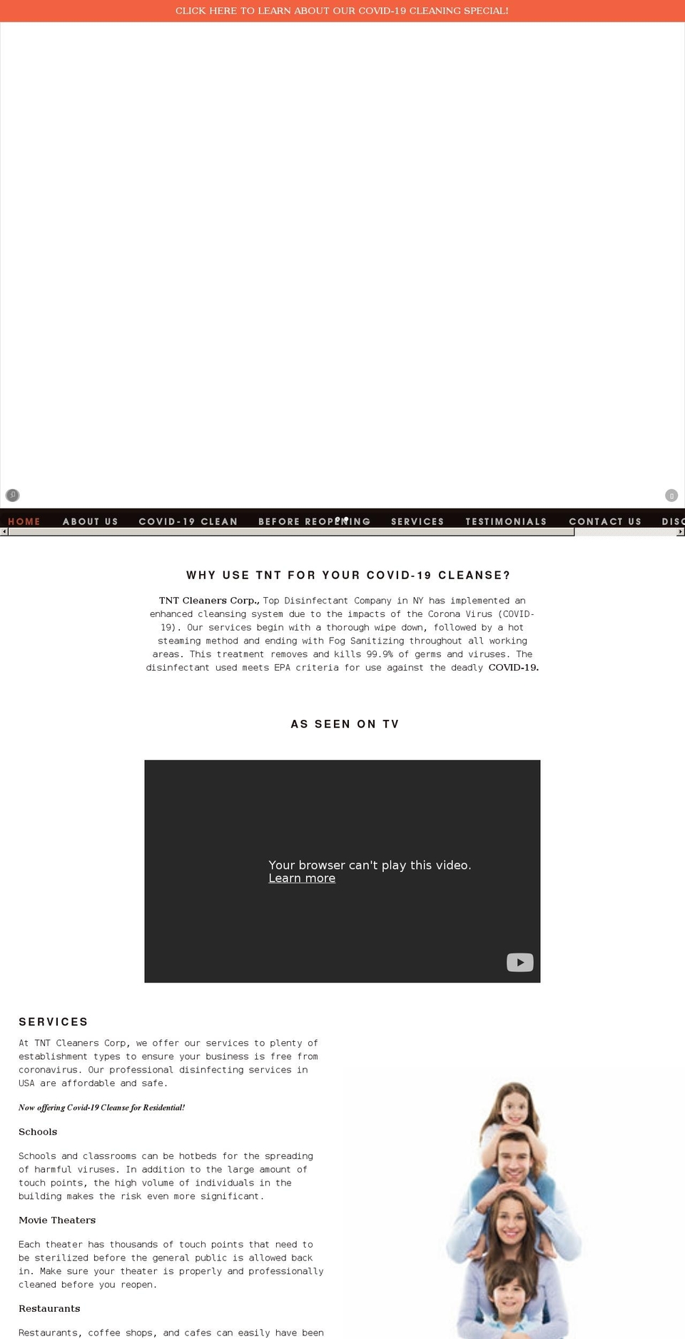 tntcleanerscorp.com shopify website screenshot