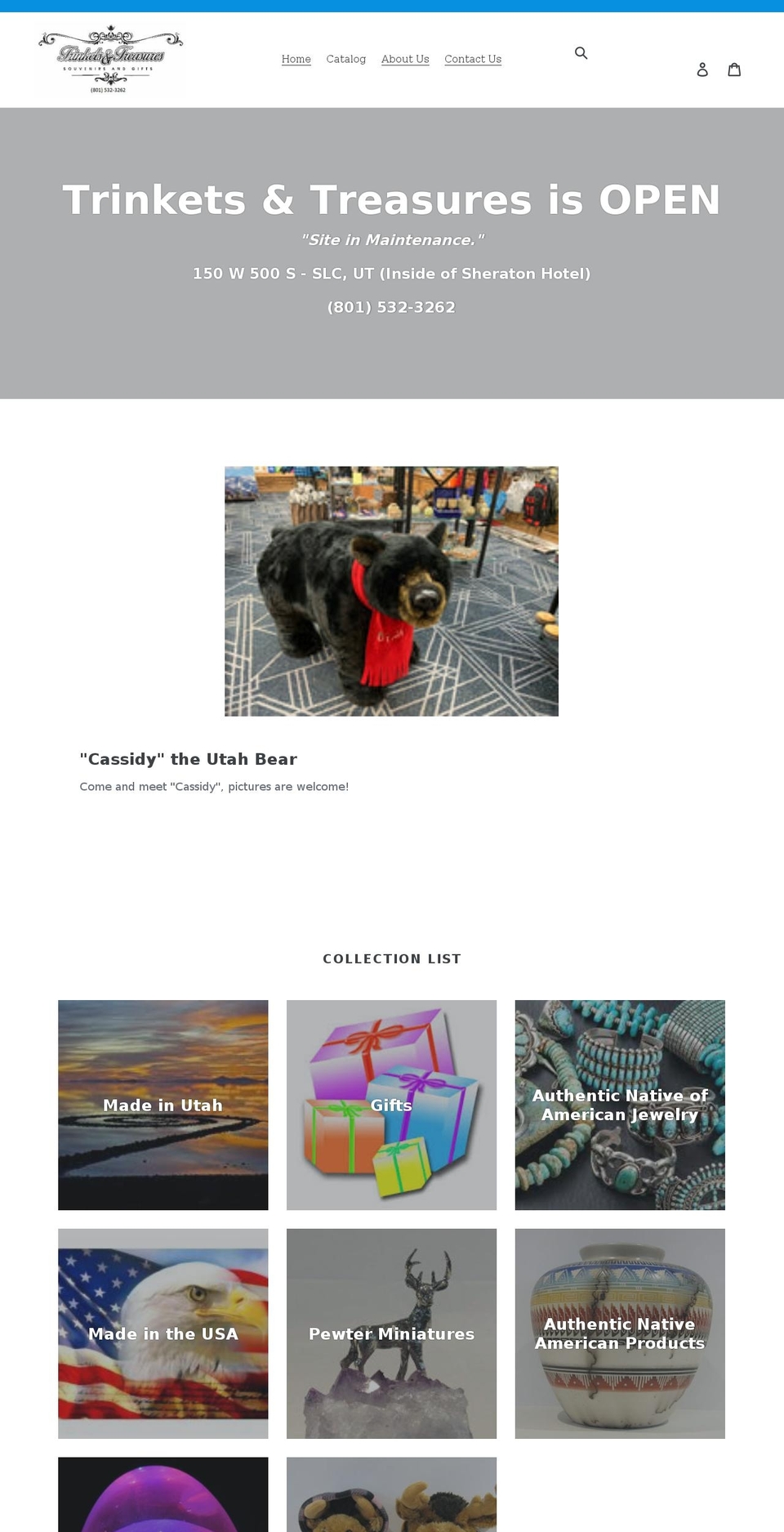 tntutahgifts.com shopify website screenshot