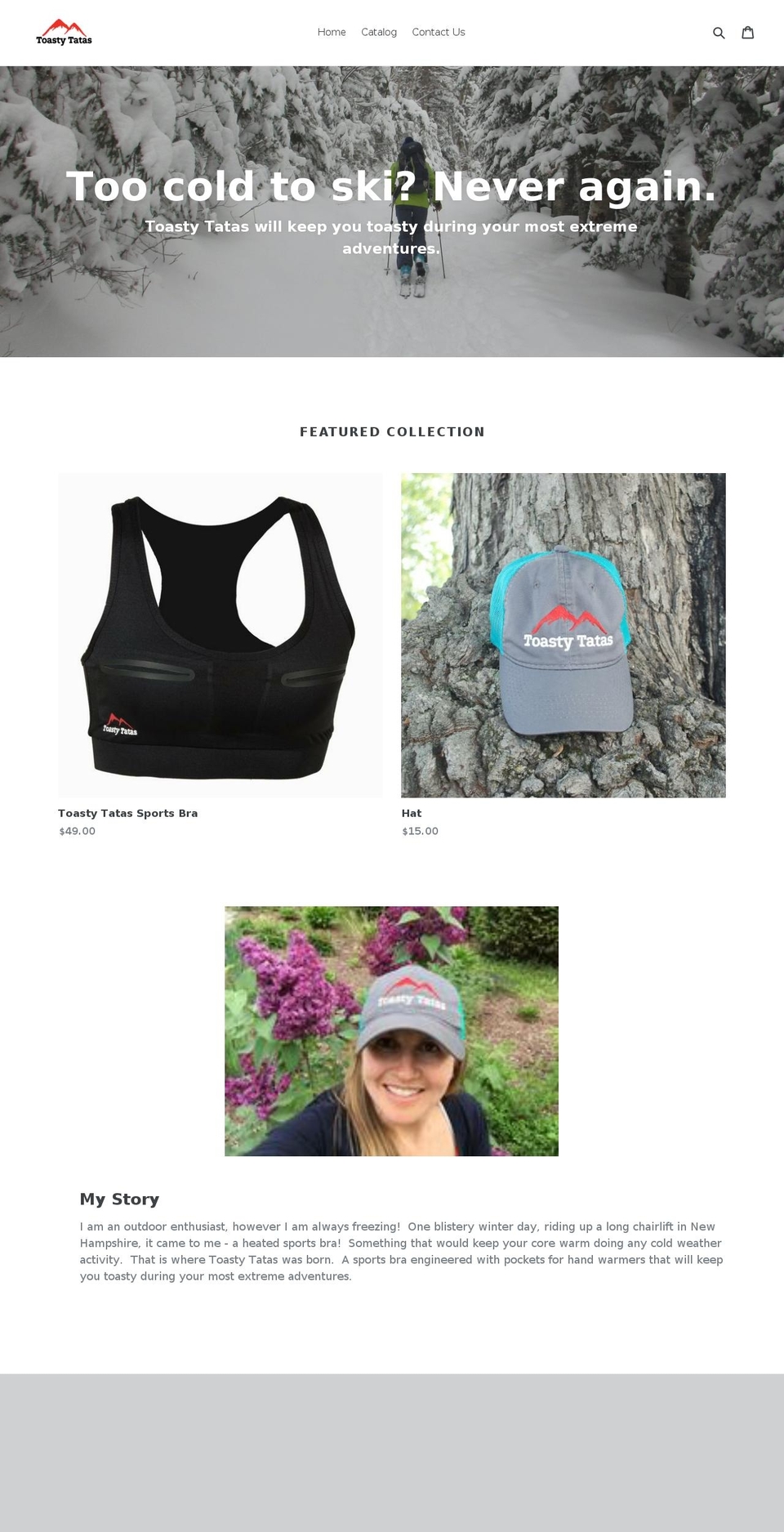 toastytatas.com — Shopify storefront screenshot