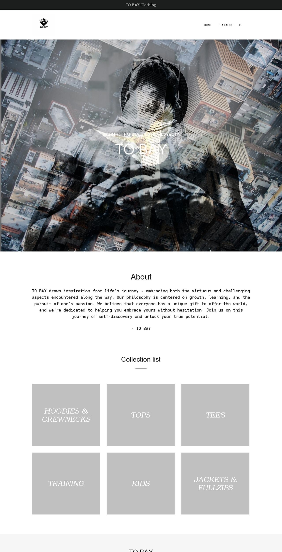 tobay.biz shopify website screenshot