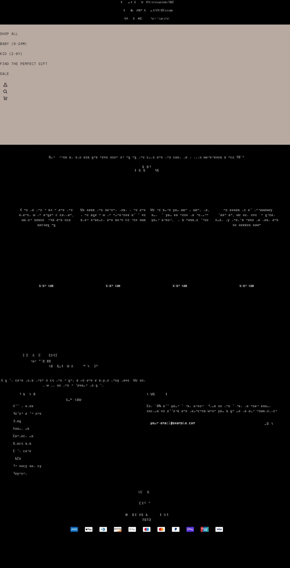 tobiasandthebear.com shopify website screenshot