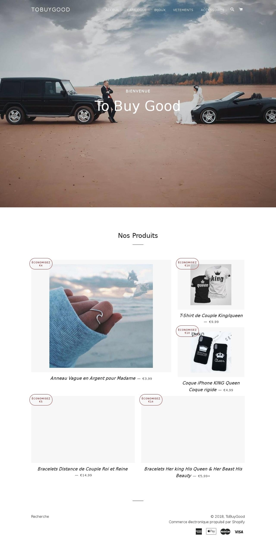 tobuygood.com — Shopify storefront screenshot