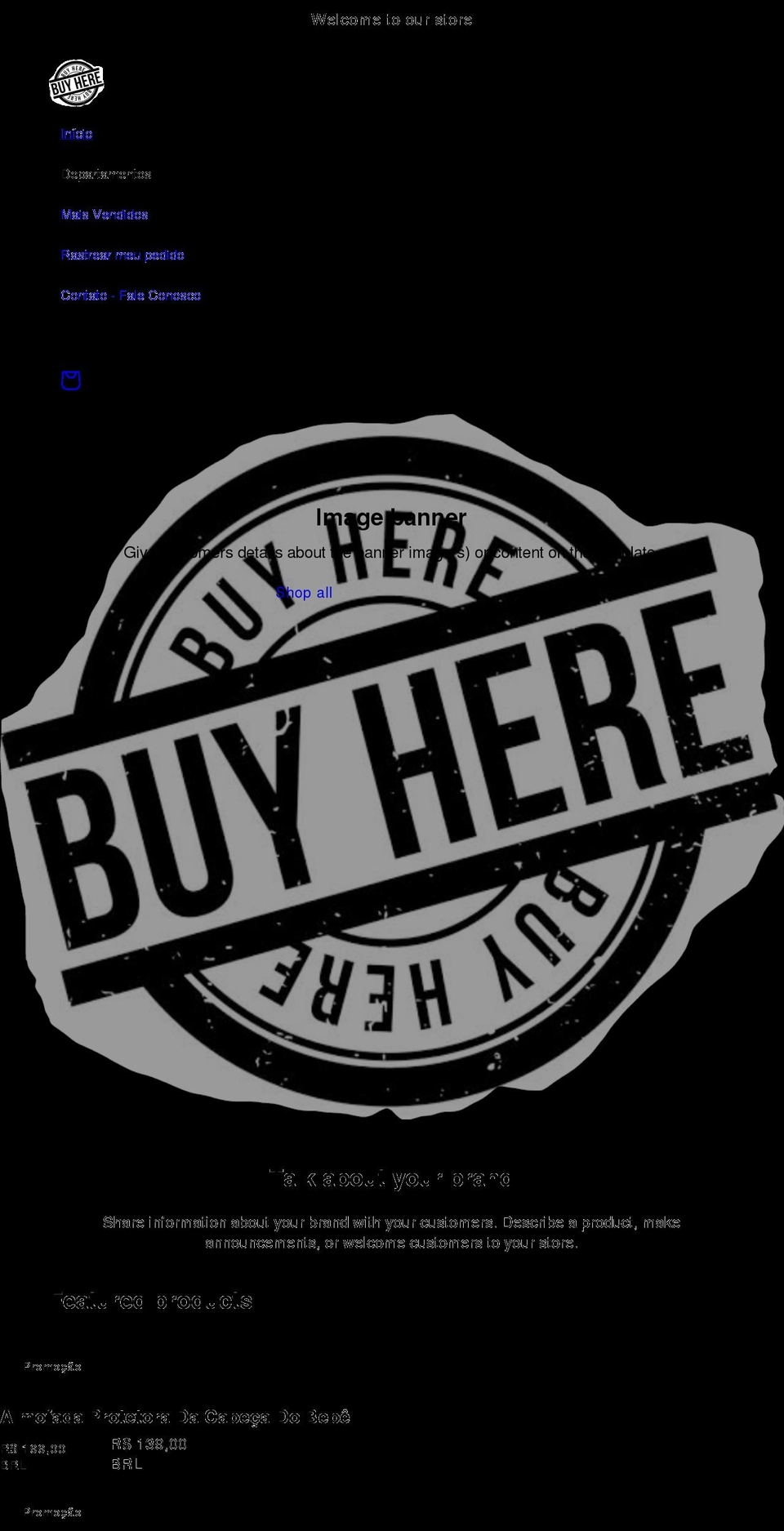tobuyhere.com — Shopify storefront screenshot
