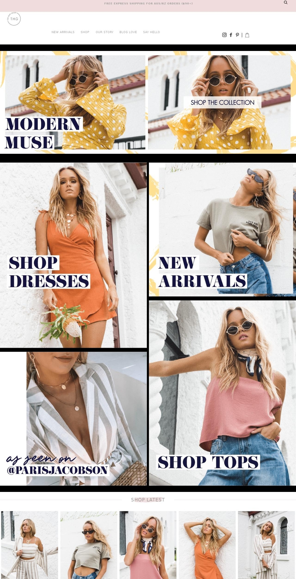 tobyheartginger.com.au shopify website screenshot