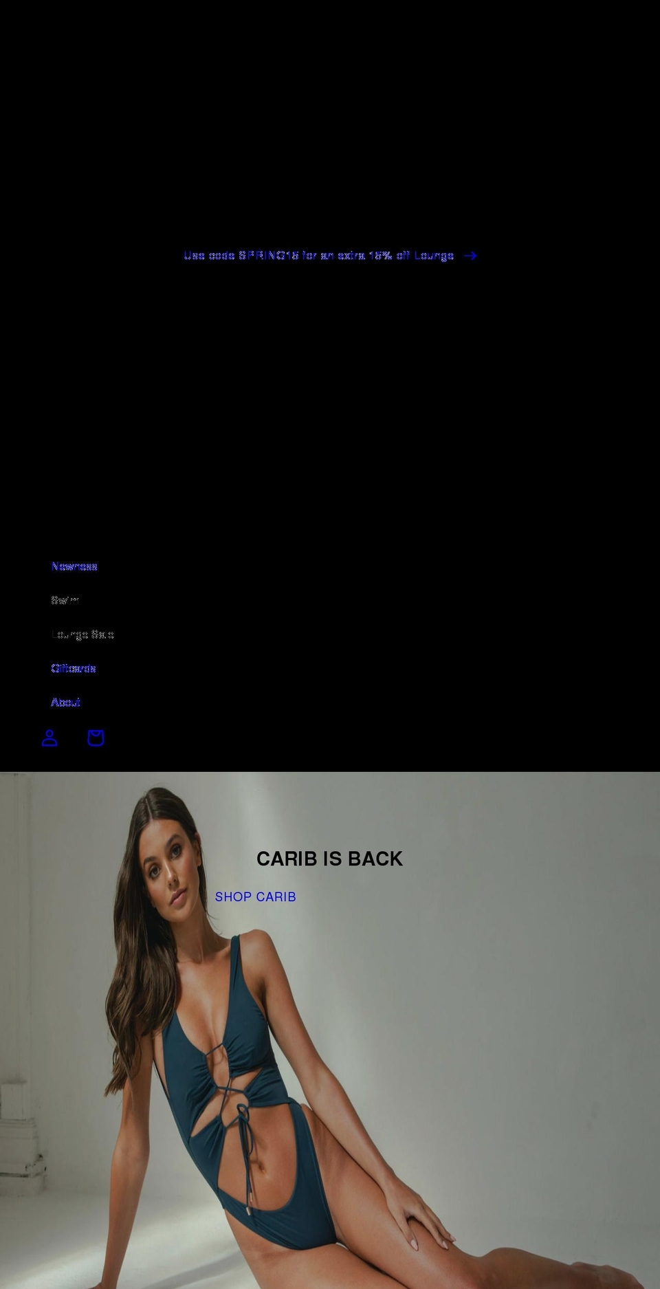 tocoswim.com shopify website screenshot