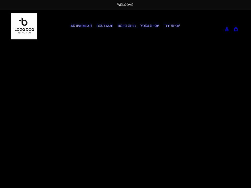 todaboasf.com shopify website screenshot
