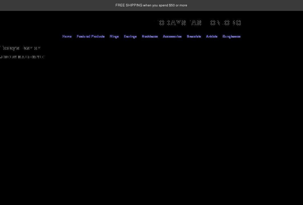 todaysfashion.org shopify website screenshot