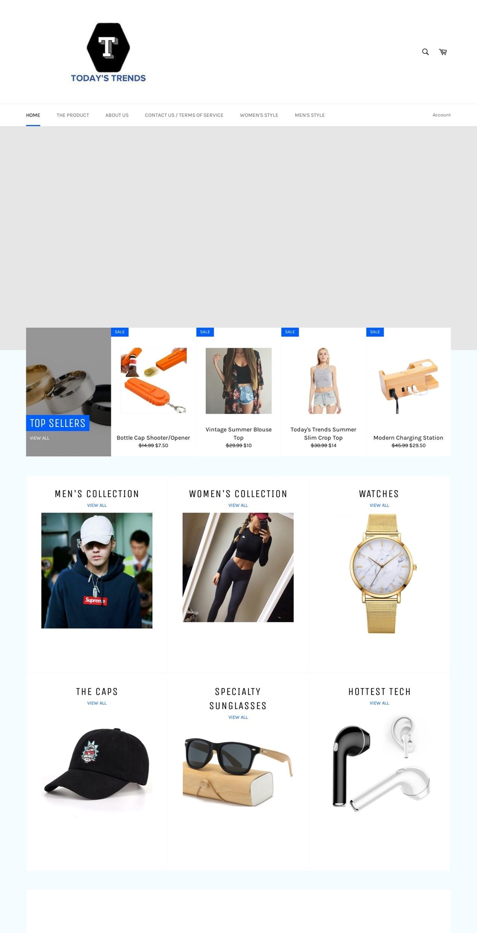 todaystrends.org shopify website screenshot