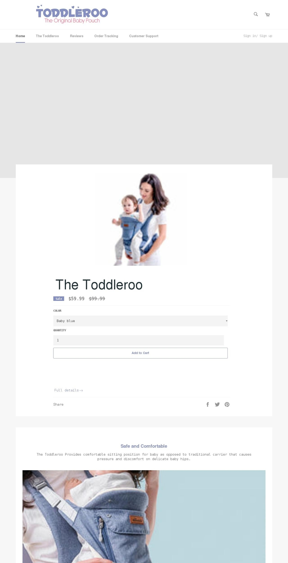 toddleroo222.myshopify.com shopify website screenshot